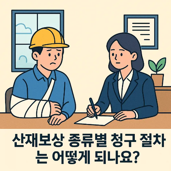 산재보상청구, 종류별 청구 절차와 변호사 조력 방법